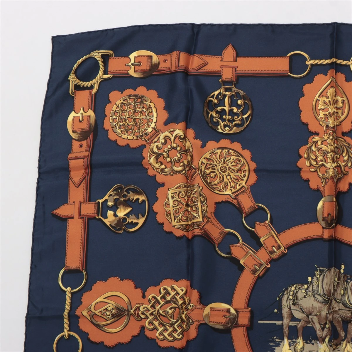 HERMES エルメス ヴィンテージ スカーフ カレ90 『cuivreries