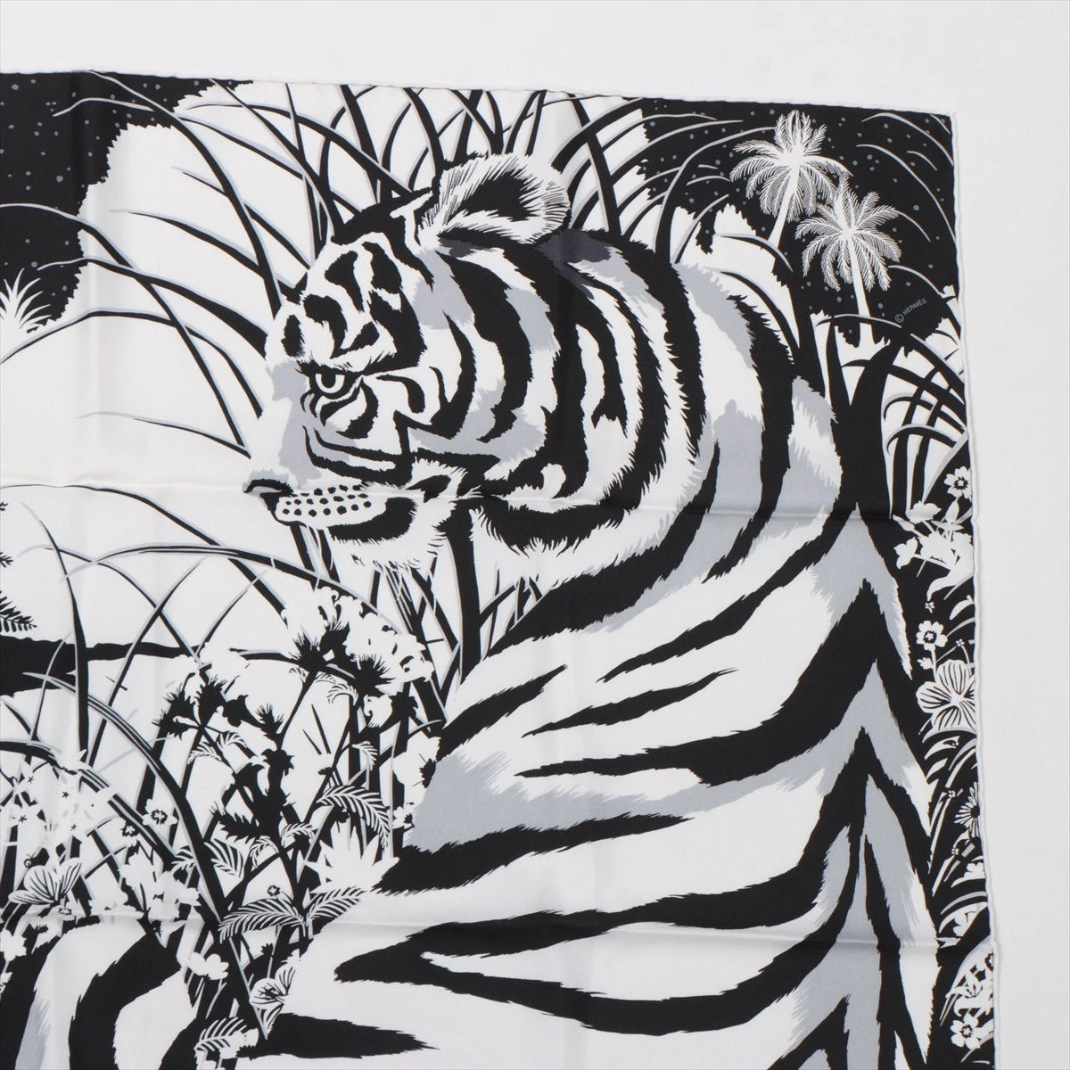 エルメス カレ90 TYGERTYGER タイガータイガー スカーフ シルク