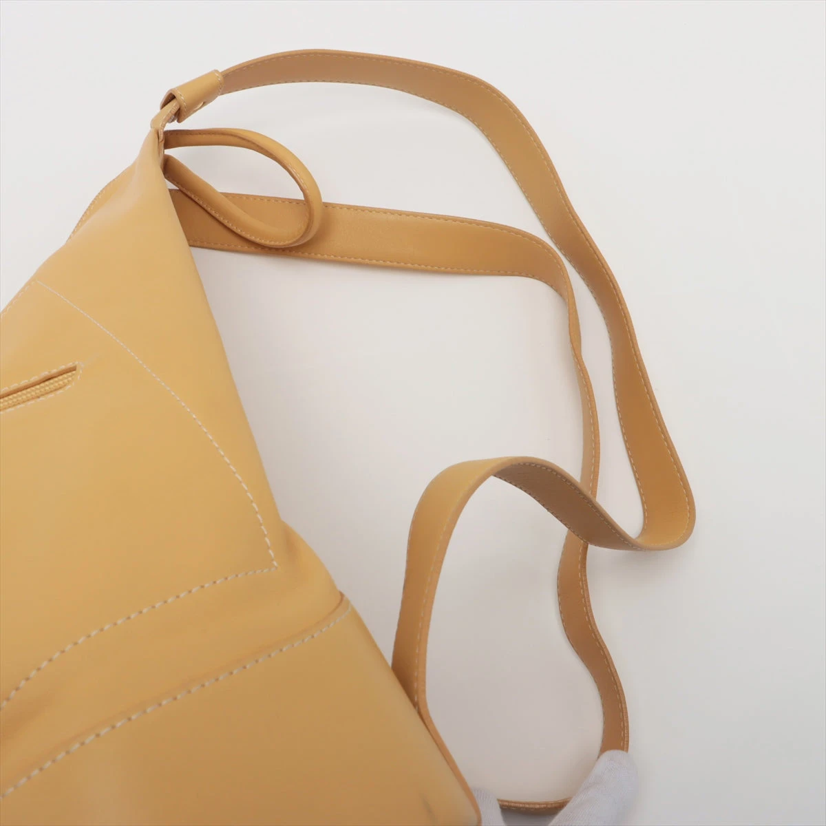 高級✨ロエベ リュックサック アナグラム ナイロン レザー イエロー ロエベ アントン レザー バックパック/リュック イエロー