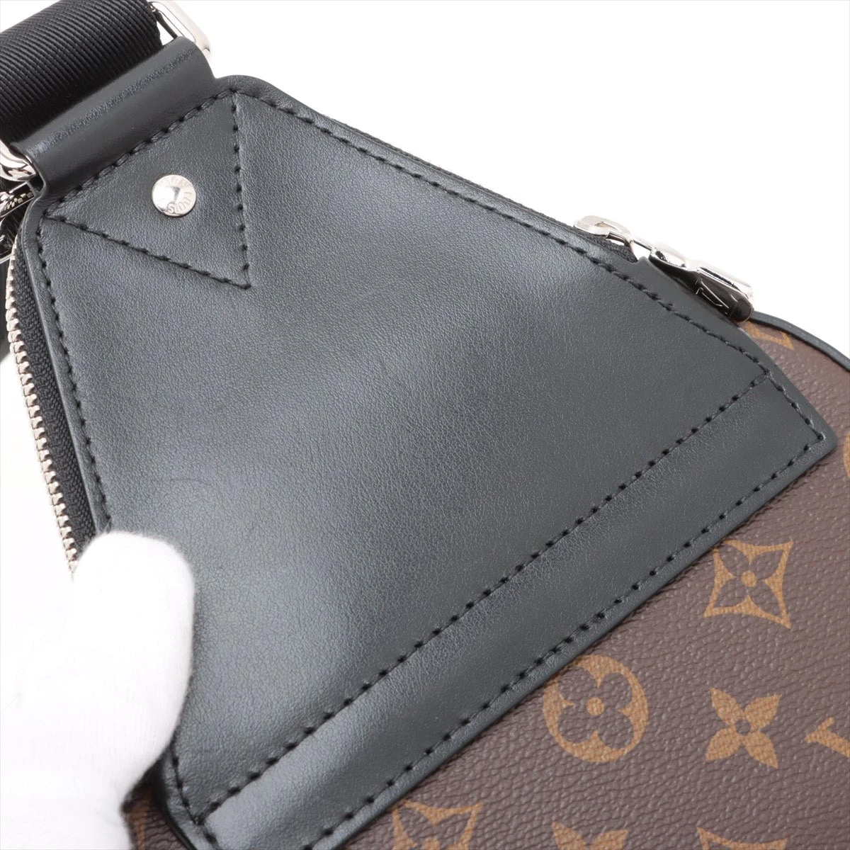 M46327 ルイヴィトン アヴェニュー スリングバッグ モノグラム マカサー ルイ・ヴィトン モノグラム マカサー アヴェニュースリング