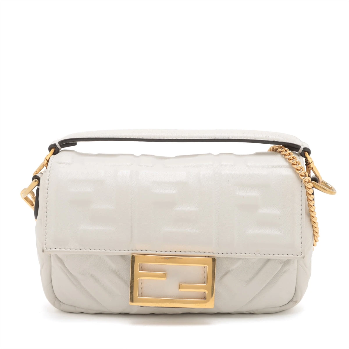 FENDI ホワイト ショルダーバッグ フェンディ バッグホワイトショルダー