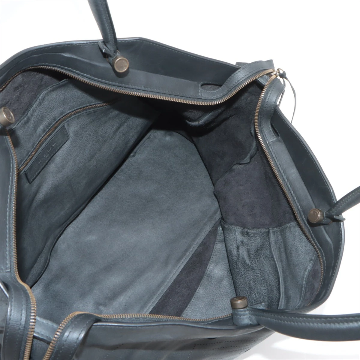 BALENCIAGA トートバッグ シティ ブラックアウト（付属品完備） バレンシアガ ブラックアウトシティ レザー 2WAYトートバッグ