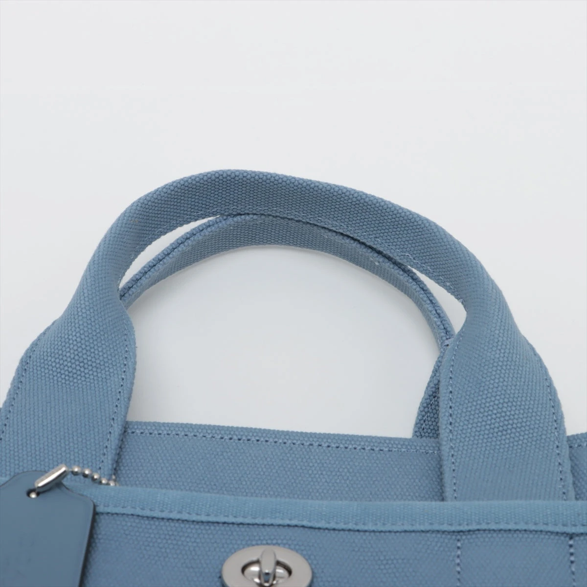 新品未使用★COACHコーチ 2way トートバッグ キャンバスブルー コーチ ロゴ キャンバス 2WAYトートバッグ ブルー A2880669