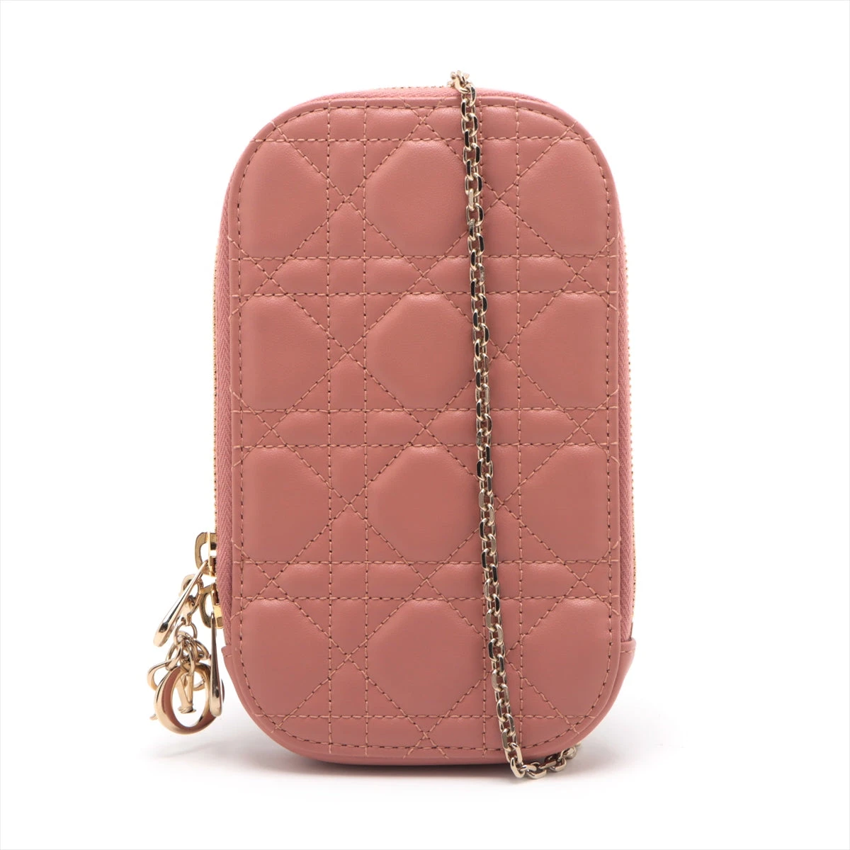 ディオール LADY DIOR フォンホルダー ハート ピンク ディオール