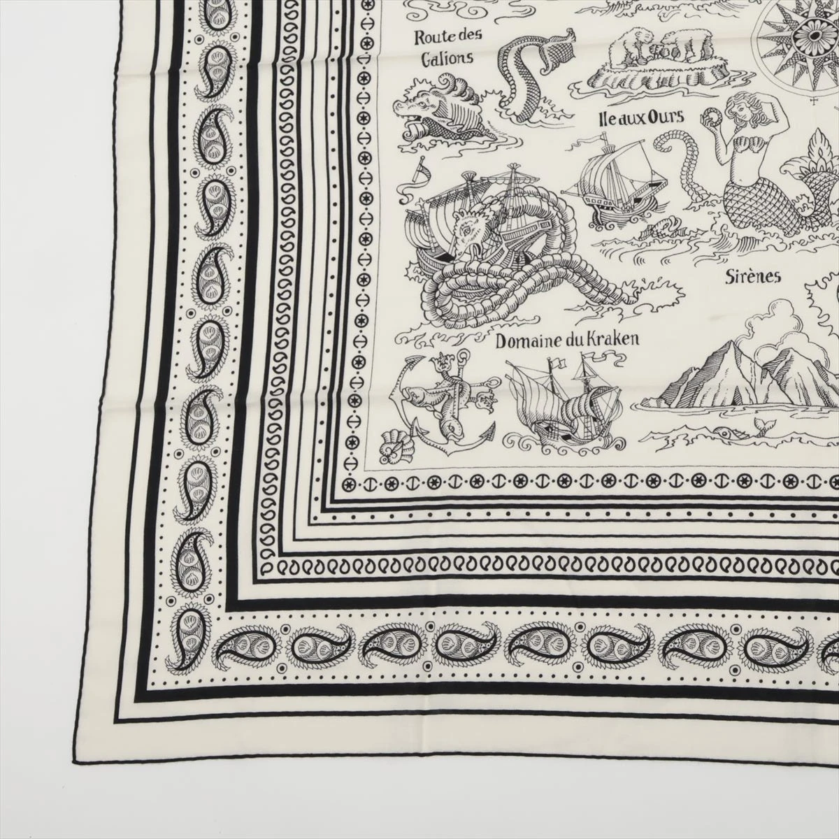 エルメス カレジェアン Tatouages Marins Bandana 船乗りの