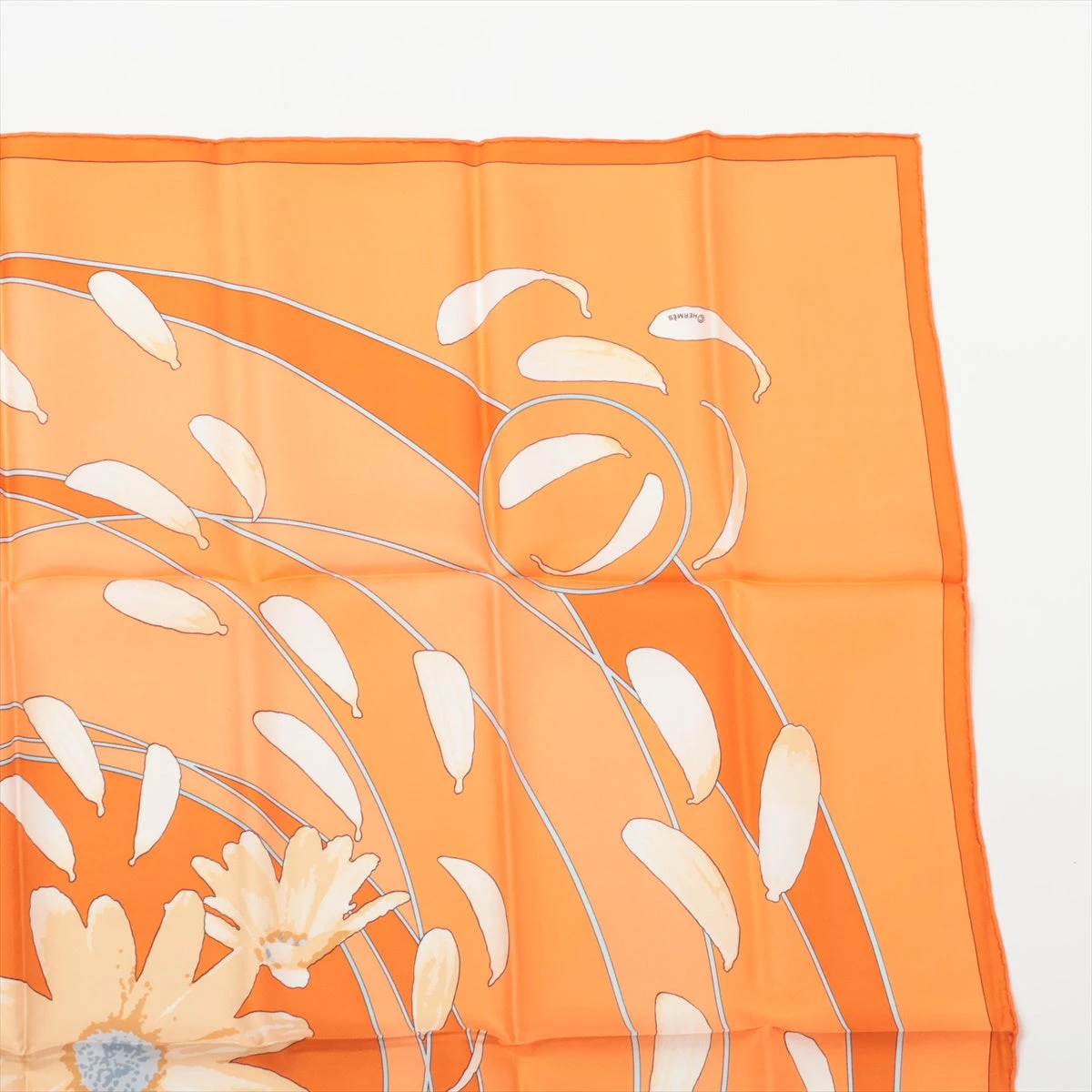 エルメス　スカーフ　カレ　90 美品　Au Gré du Vent HERMES エルメス カレ90『AU GRE DU VENT 風にまかせて』大判