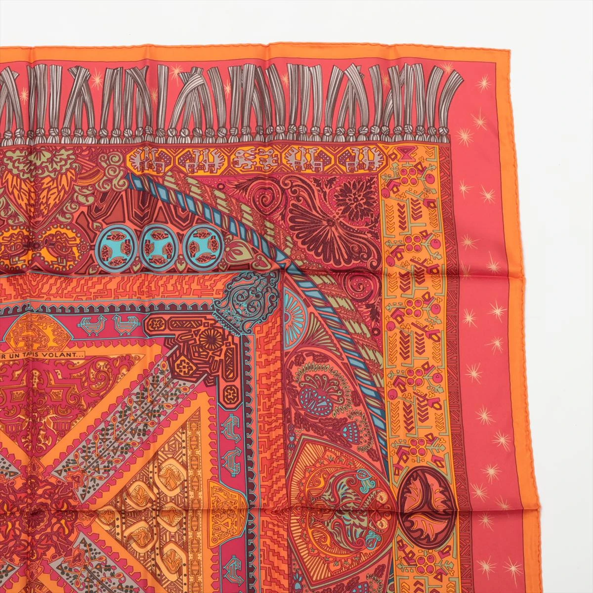未使用級✨HERMES エルメス　空飛ぶ絨毯に乗って　カレ140 カレジュアン 未使用級✨HERMES エルメス 空飛ぶ絨毯に乗って カレ140