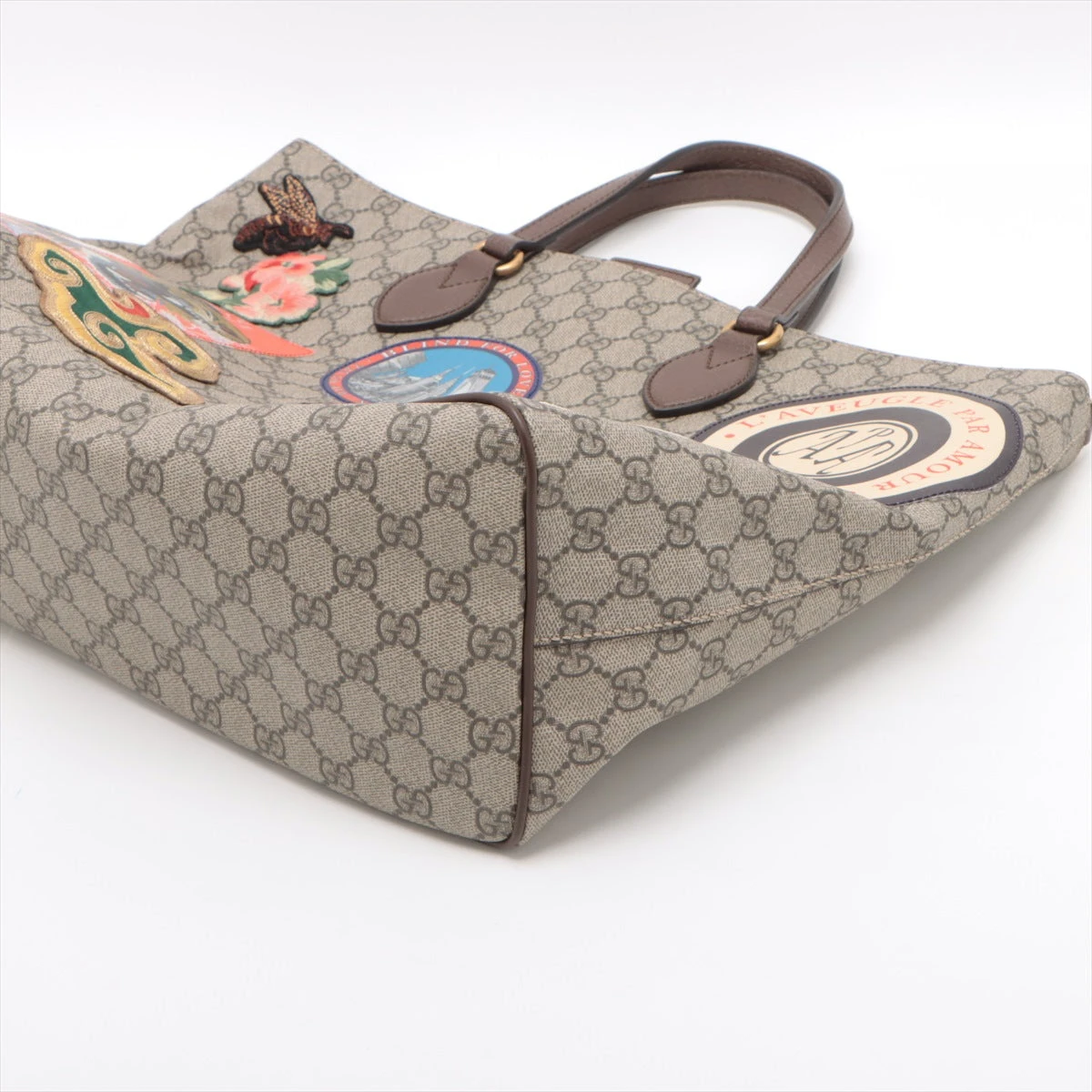 【良品】グッチ クーリエソフト 2way トートバッグ タイガー GGスプリーム GUCCI グッチ GGスプリーム クーリエ トートバッグ ソフト 2way
