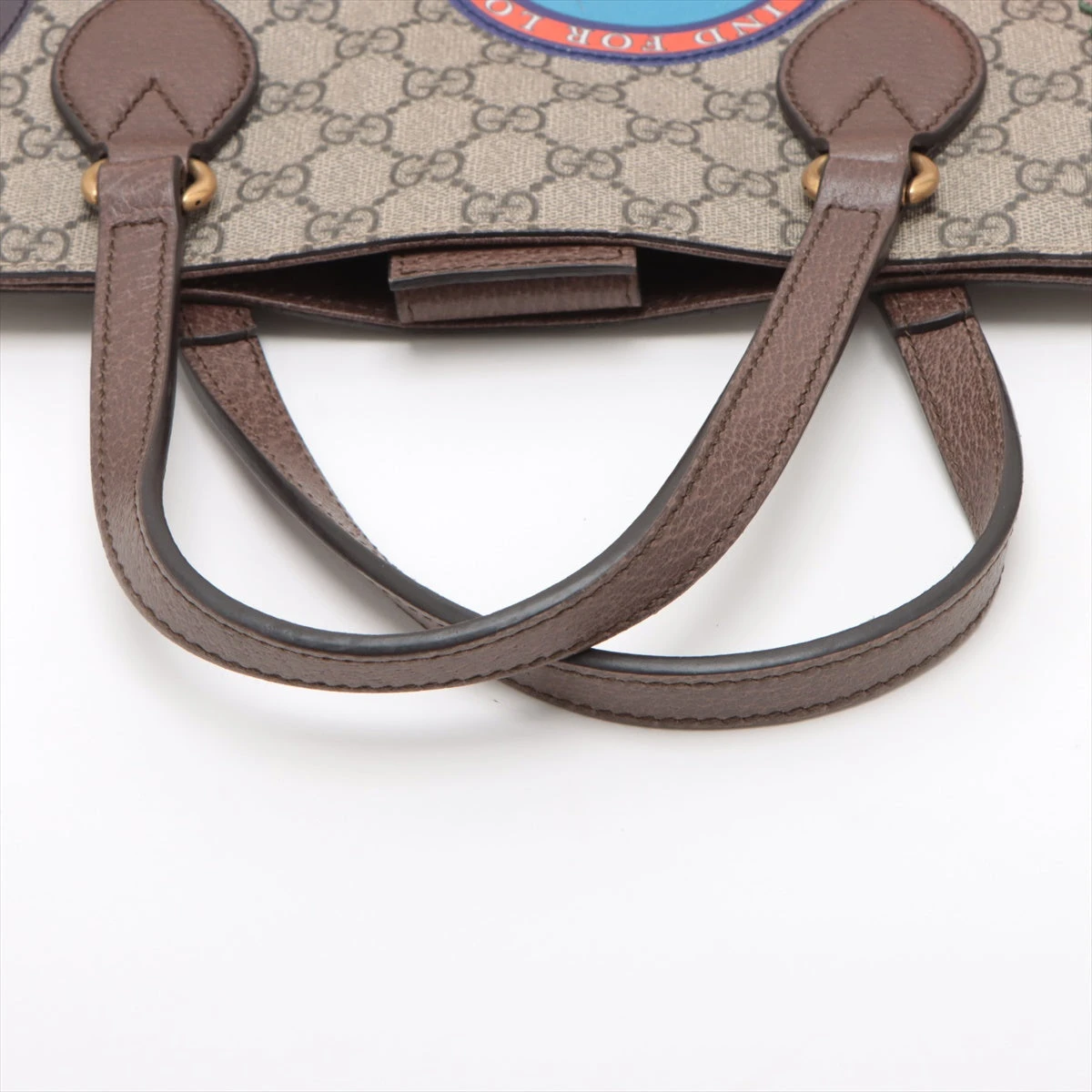 グッチ クーリエ ソフト GGスプリーム 474085 2WAY トート バッグ GUCCI グッチ 474085 GGスプリーム クーリエ 刺繍 2WAY