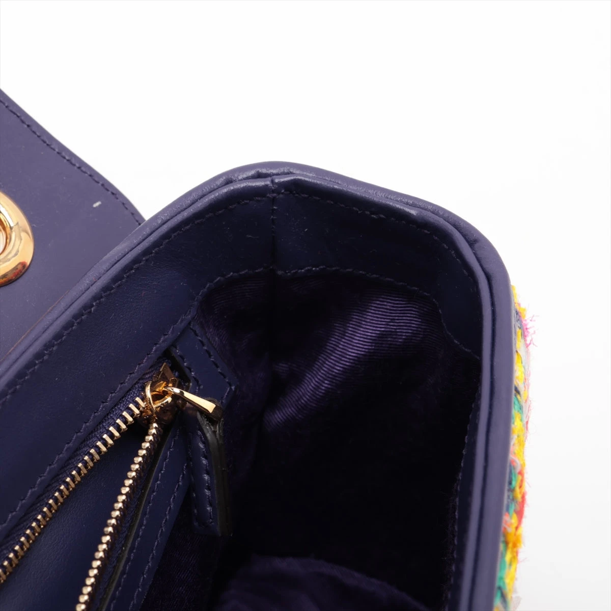 25新作 GUCCI GGマーモント スモール ショルダーバッグ ツイード グッチ GGマーモント ツイード×レザー チェーンショルダーバッグ