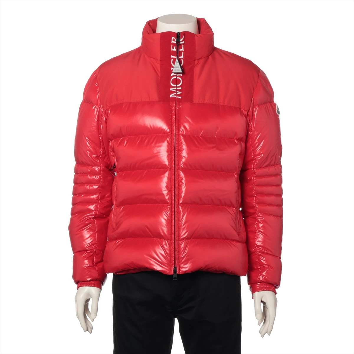モンクレール BRUEL ナイロン 19年 ダウンジャケット モンクレール BRUEL 19年 ナイロン ダウンジャケット 3 メンズ レッド