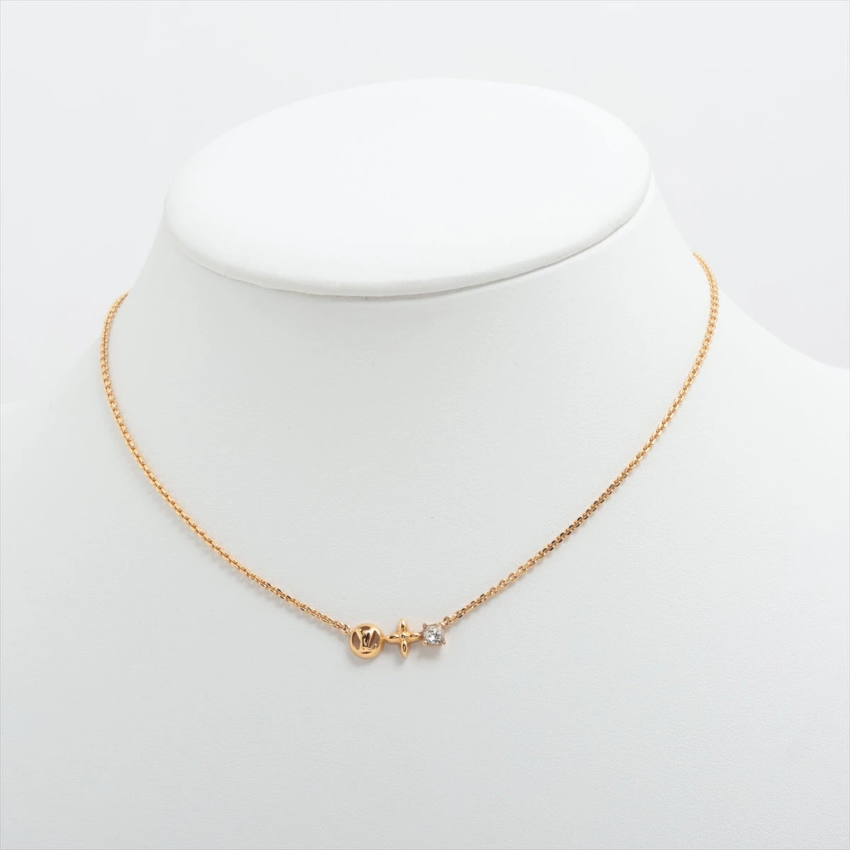 ヴィトン M00368 コリエ プティ ルイ ネックレス GP×ライン