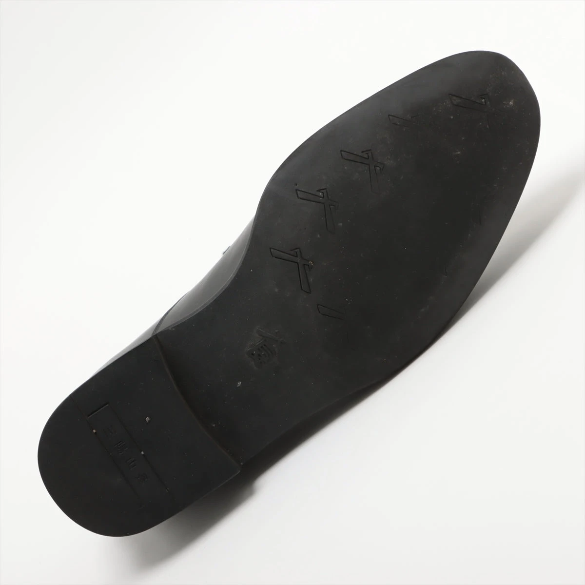 三陽山長 PVC レインシューズ 8 1/2 メンズ ブラック 防水 友二郎