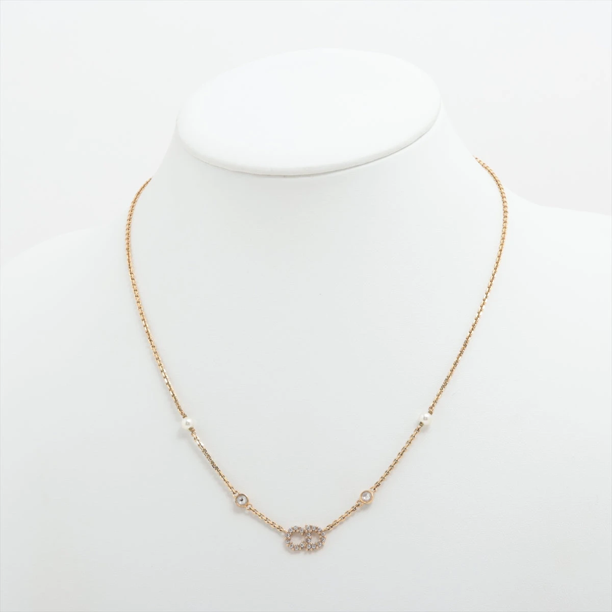 ◇ディオール◇GP×ラインストーン/Clair D Lune/ネックレス ディオール Clair D Lune クレール ディー リュヌ ネックレス GP