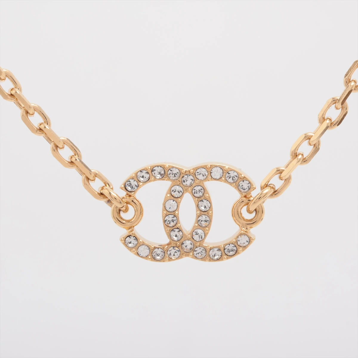 【CHANEL】 ココマーク B24S ネックレス ラインストーン CHANEL ココマーク ラインストーン ネックレス
