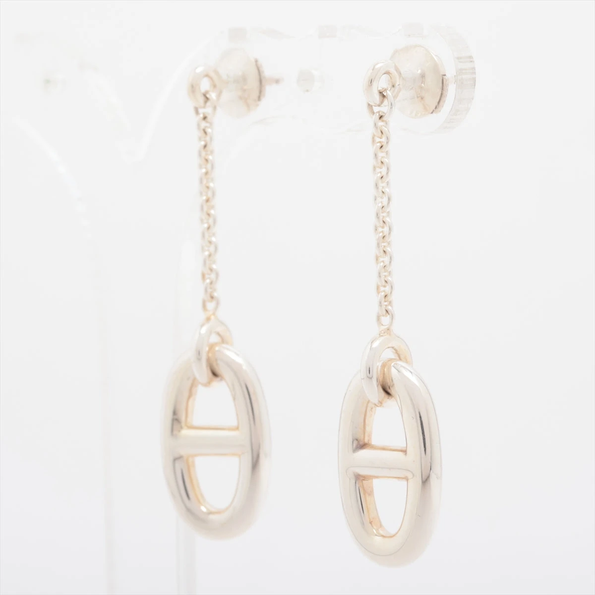 エルメス シェーヌダンクル ファランドール ピアス(両耳用) 925 6.3g
