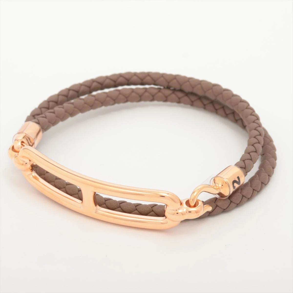 【極美品】HERMES エルメス ルリ ドゥブルトゥールブレスレット イエロー 極美品】HERMES エルメス ルリ ドゥブルトゥールブレスレット