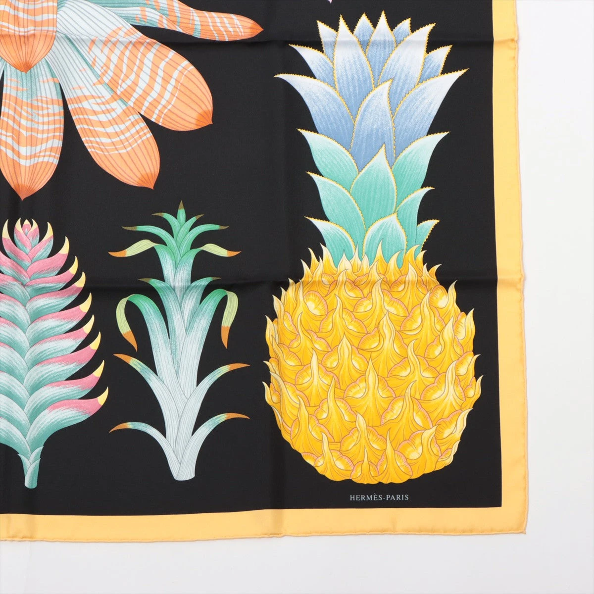 エルメス カレ90 INDEX BROMELIACEAE ブロメリアの目録 スカーフ