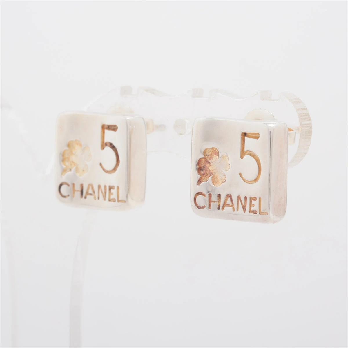 CHANEL/シャネル ピアス No.5 クローバー シルバー925 | SANTAGIULIANA.NET