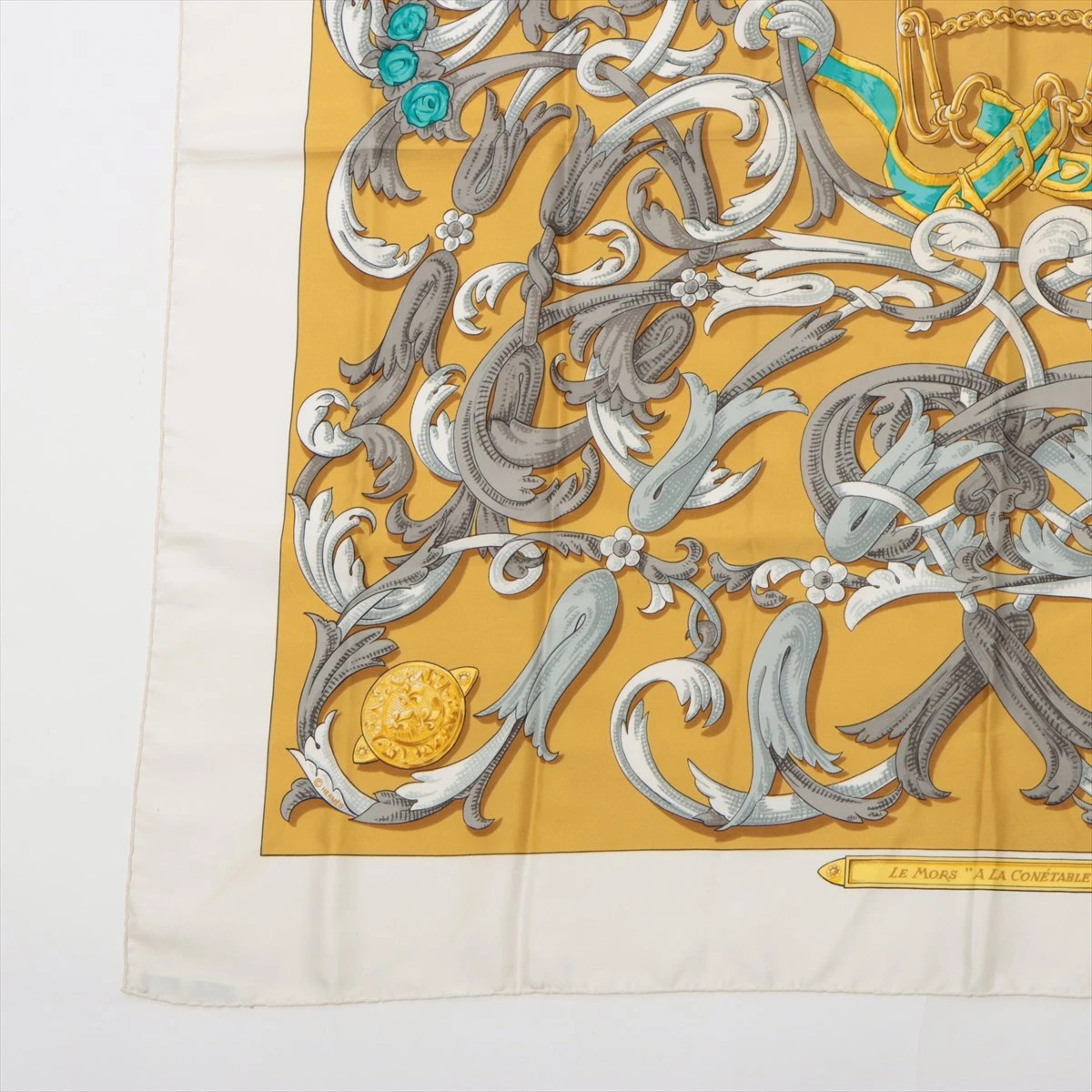 エルメス カレ90 LE MORS A LA CONETABLE 轡の気品 スカーフ
