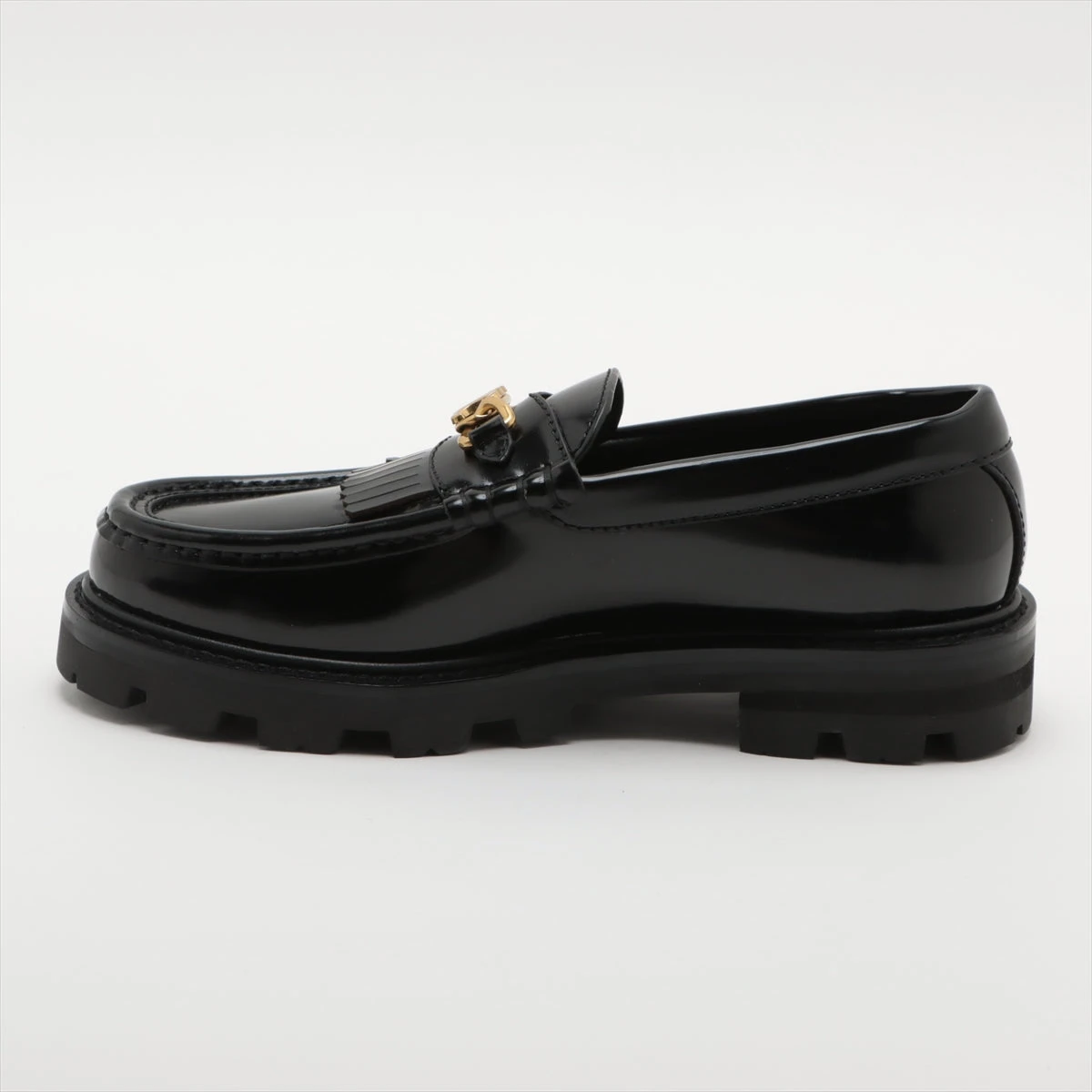 セリーヌ マーガレットローファー 38 CELINE（セリーヌ） トリオンフチェーン付き マーガレット ローファー