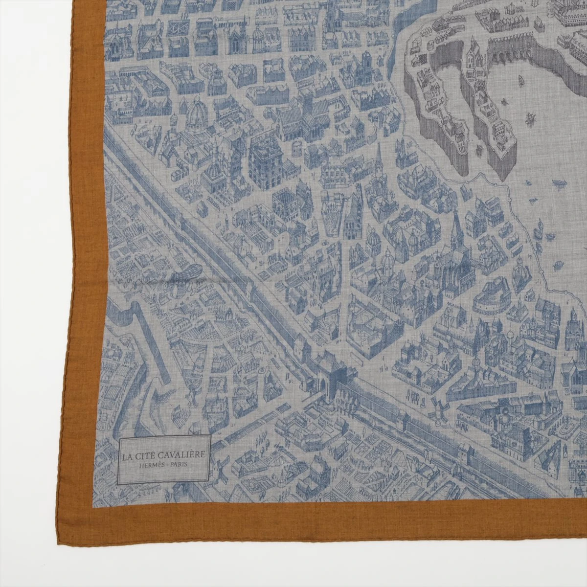La cité cavalière blue - Hermès Scarf Details | Scarf Sage