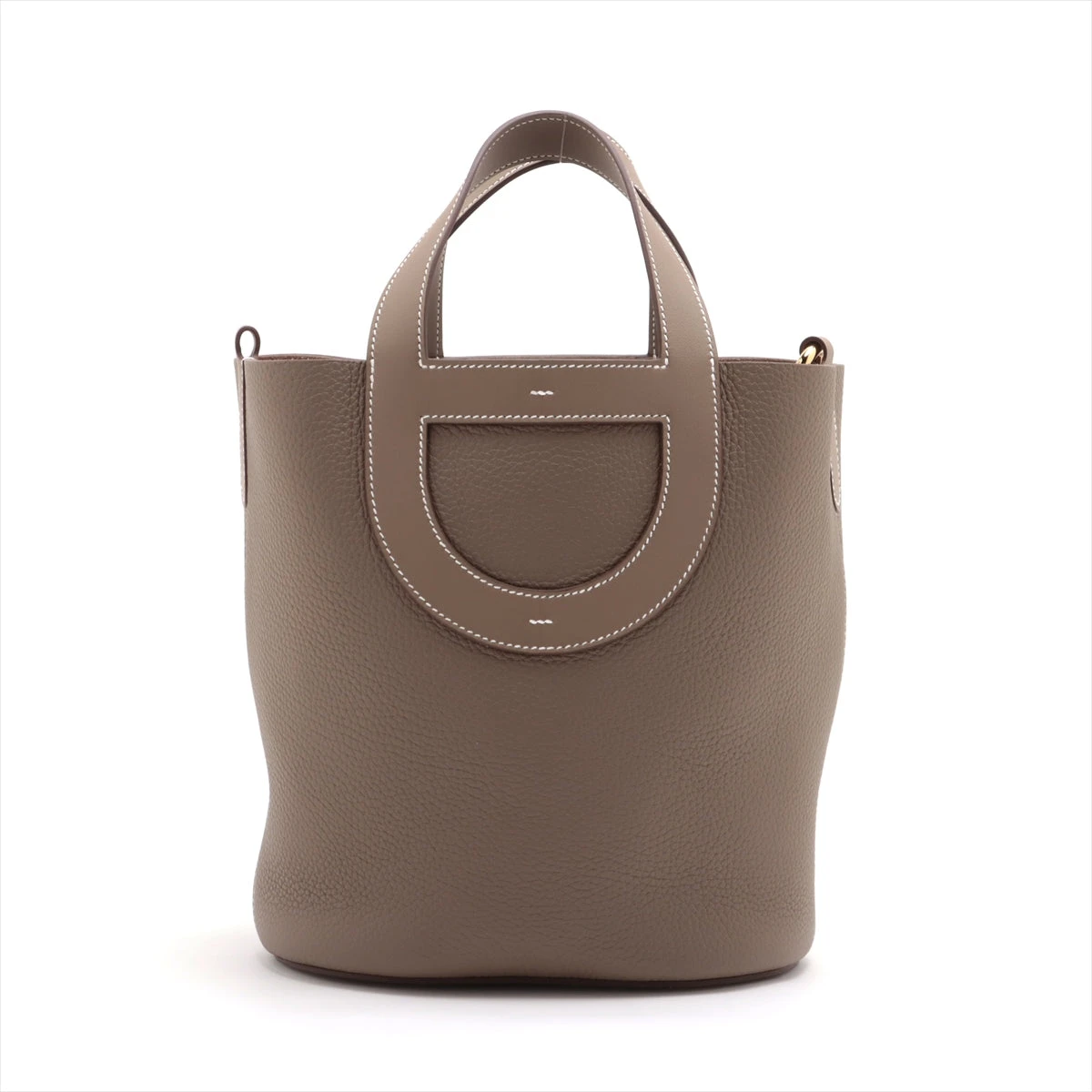 エルメス インザループ 23 ゴールド ゴールド金具 B刻印 HERMES 新品 エルメス インザループ23 ハンドバッグ エトゥープ