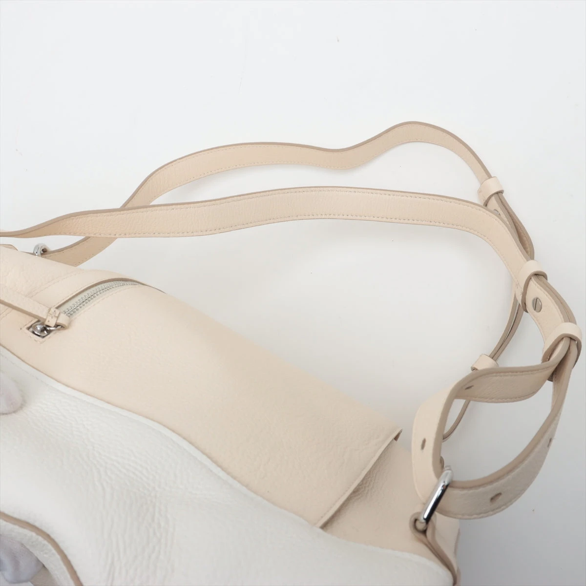 コールハーン レザー バックパック/リュック アイボリー A2883222  