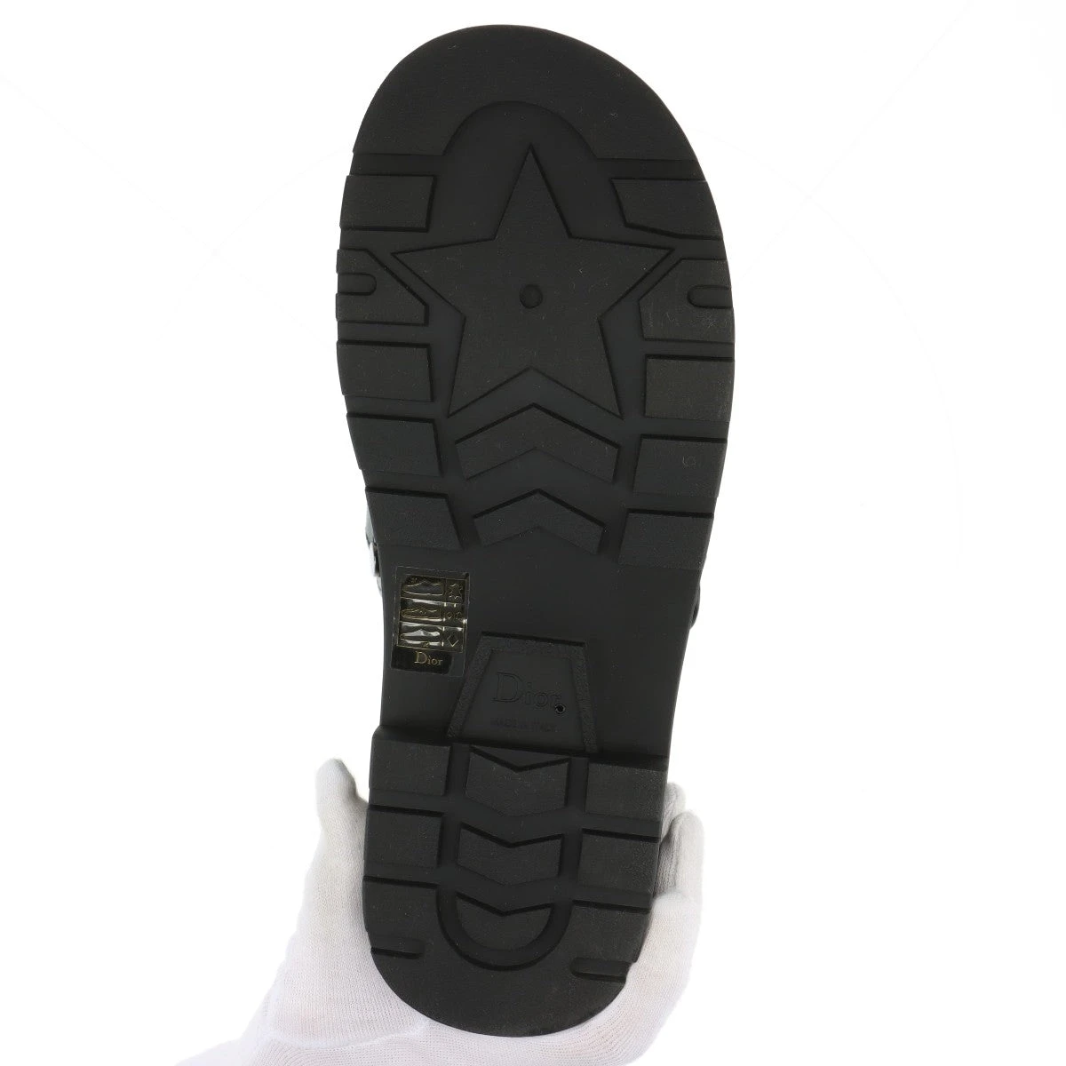 Dior ディオール　ミュール　ブラック クリスチャンディオール Dior QUAKE 22AW レザー ミュール 38