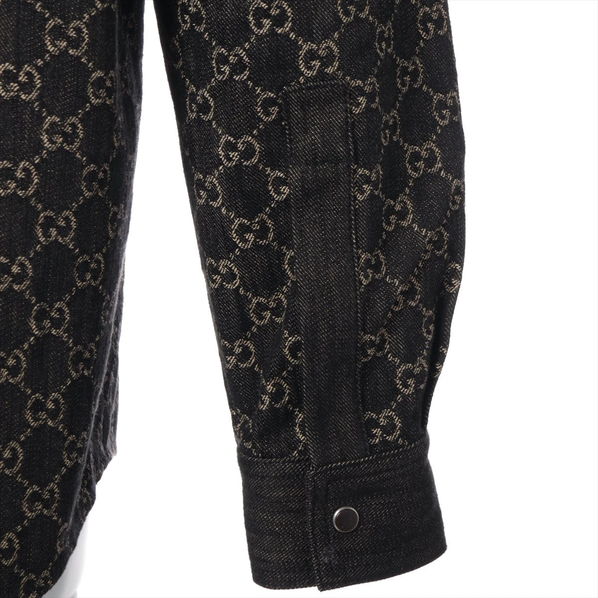 グッチ GGジャカード ミケーレ期 コットン デニムジャケット 48 メンズ