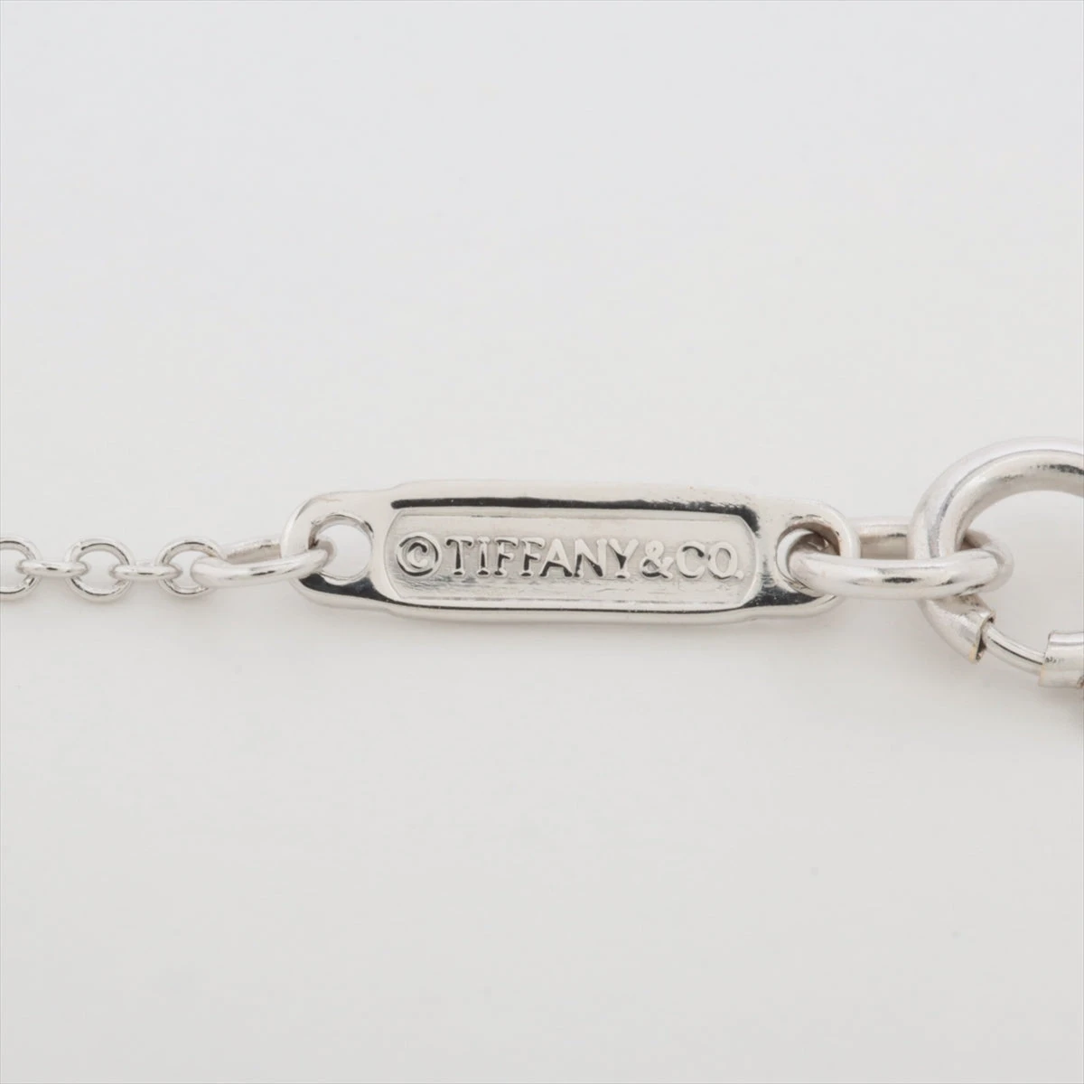 Tiffany & Co. ティファニー　クロスステッチ プチ ダイヤネックレス ティファニー クロスステッチ ダイヤ ネックレス 750(WG) 3.0g