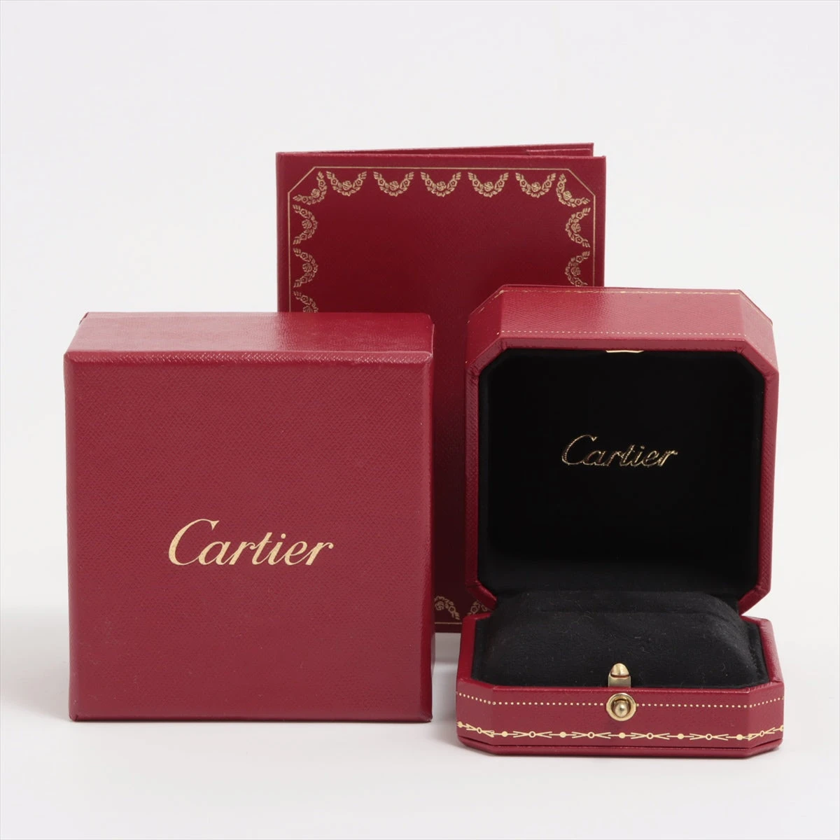 カルティエ トリニティ リング 750(YG×PG×WG) 4.2g 48