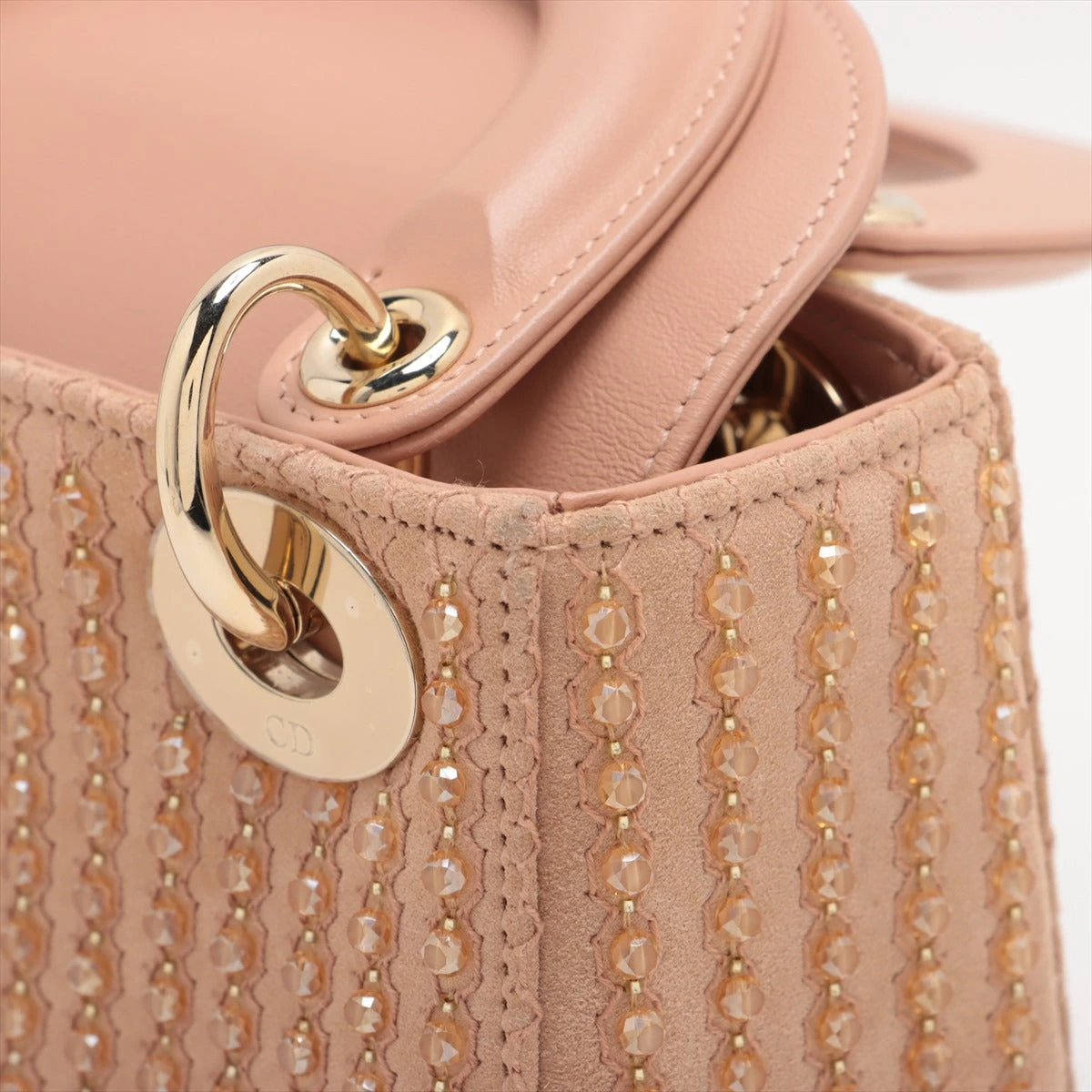 クリスチャンディオール レディディオール ビジュー×スエード 2WAY