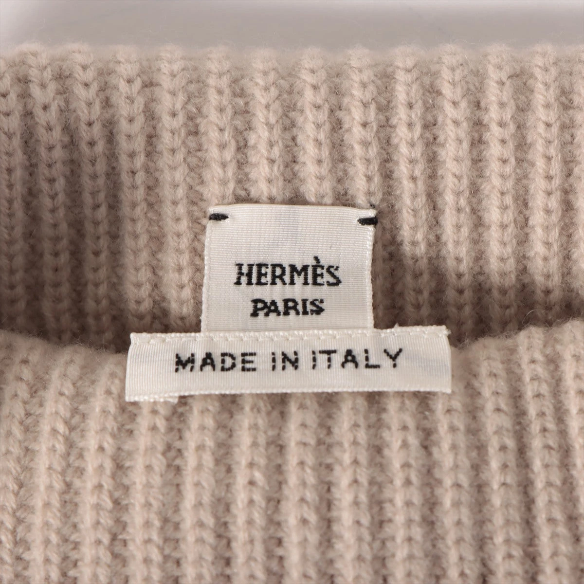 エルメス シルク×ウール×カシミヤ ニット 38 レディース