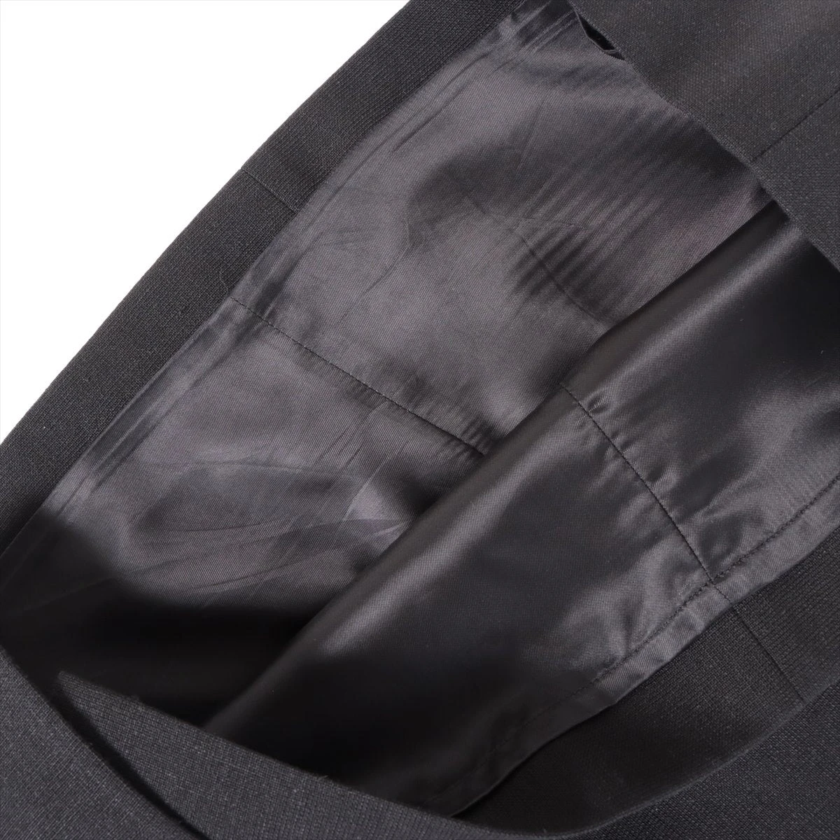 ルイヴィトン モノグラムSince1854膝丈スカート21SS XS 黒