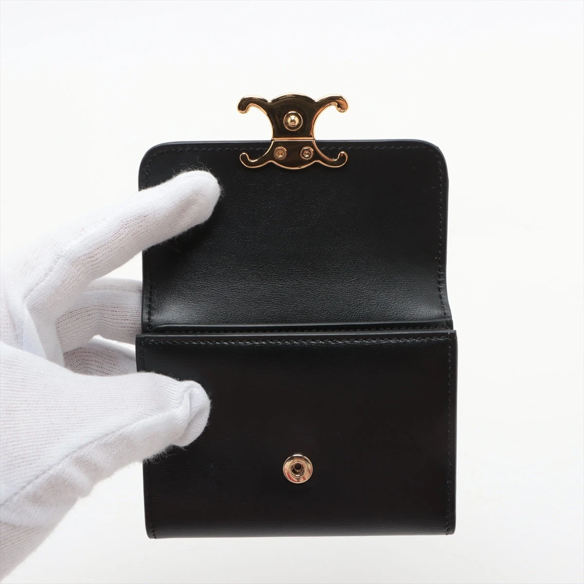 セリーヌ CELINE セリーヌ 二つ折り財布 Small Flap Wallet 10D783DPV