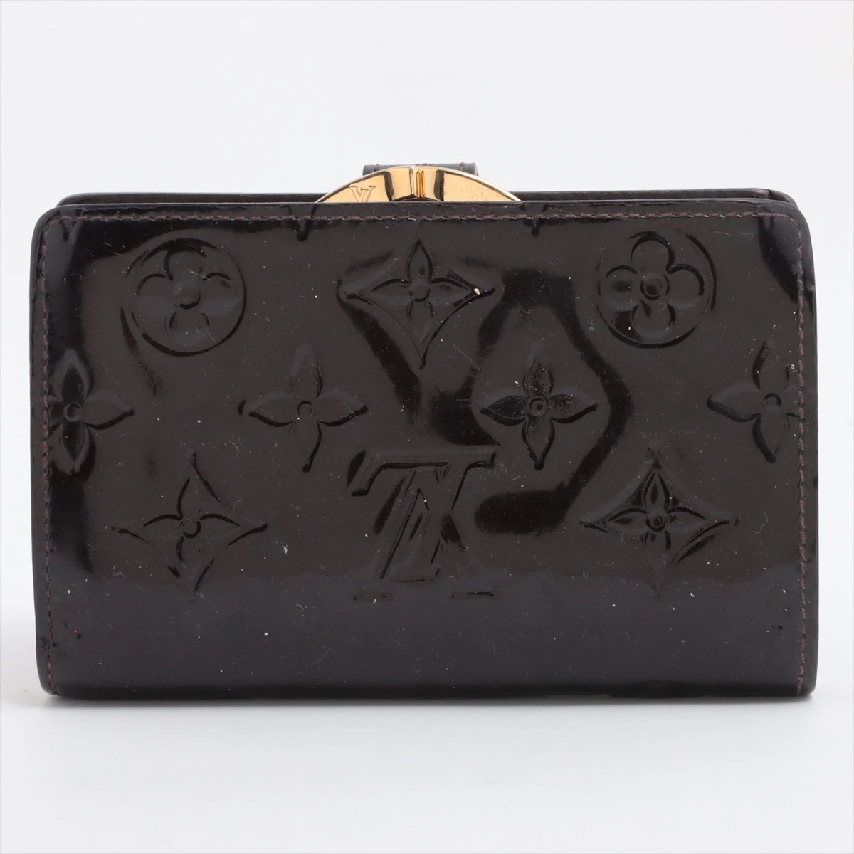 ルイヴィトン　ヴェルニ　財布　ポルトフォイユ　ヴィエノワ　アマラントM91524 ルイヴィトン ヴェルニ 財布 ポルトフォイユ ヴィエノワ