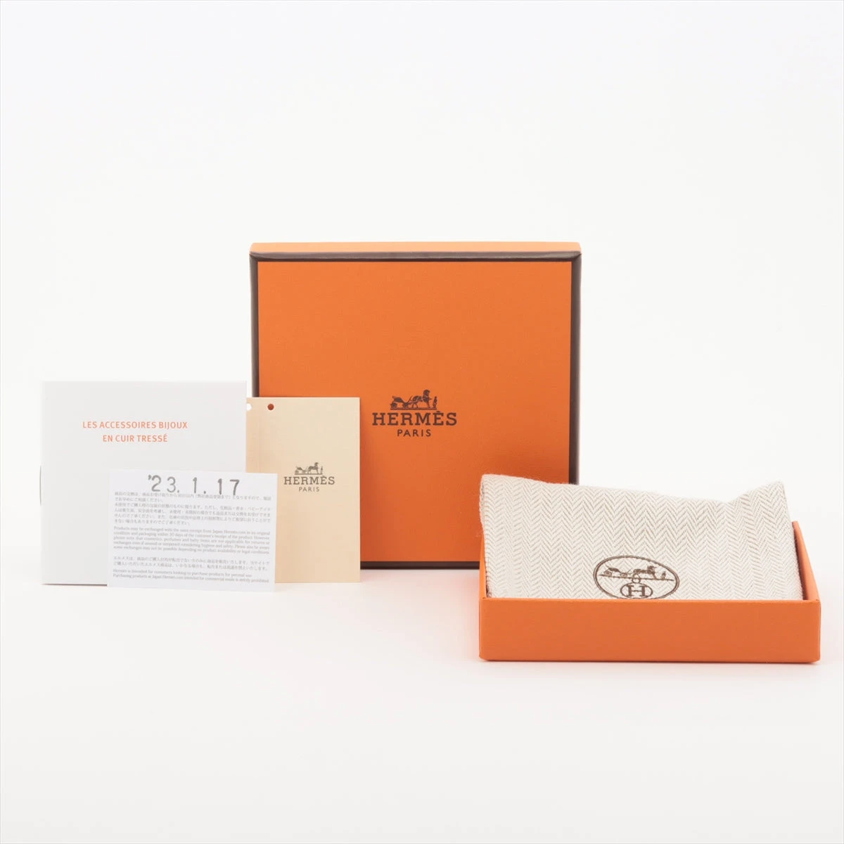 HERMES グレナン　ドゥブルトゥール　エトゥープ　T2 エルメス グレナン ドゥブルトゥール ＃T2 ブルー/ゴールド金具 デニム