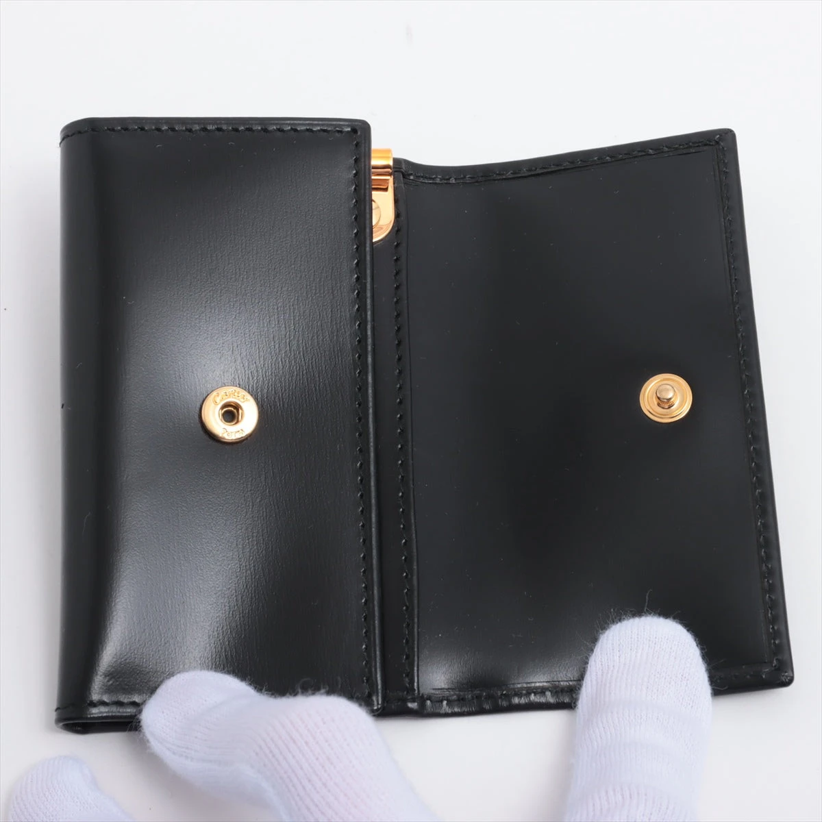 未使用級✨Cartier カルティエ パンテール 小銭入れ レザー 黒 箱付き 未使用級✨Cartier カルティエ パンテール 小銭入れ レザー 黒