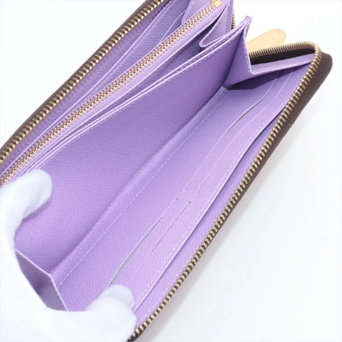 ⑧☆内側美品/良品♪ダミエ ジッピーウォレット ジッピー・ウォレット ルイヴィトン LOUIS VUITTON ダミエ