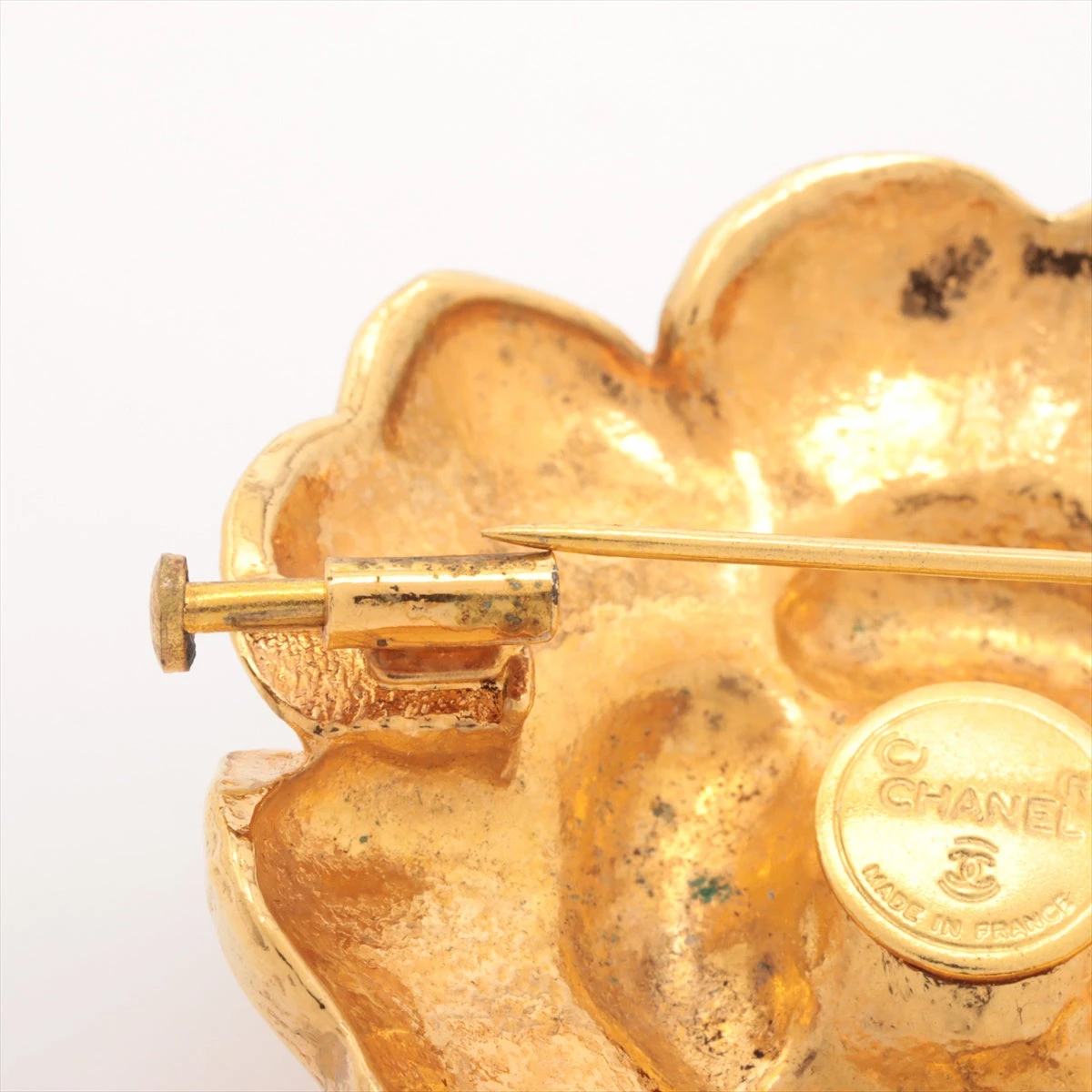 シャネル カメリア ブローチ GP ゴールド A2902453｜中古ブランド品