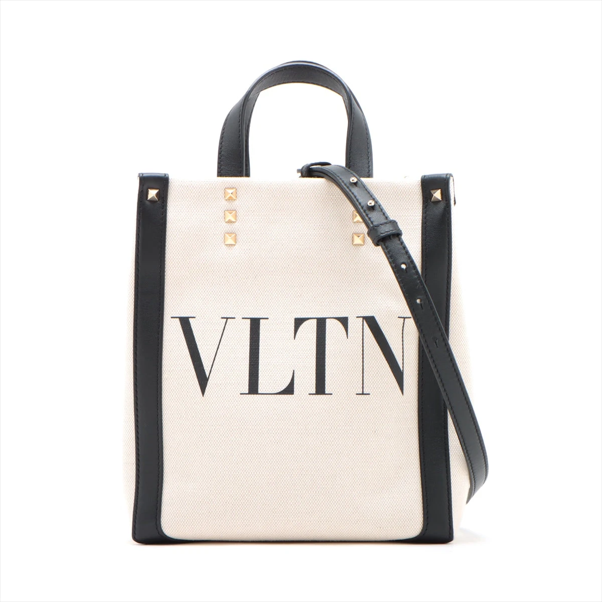 ヴァレンティノガラヴァーニ VLTN キャンバス×レザー 2WAY