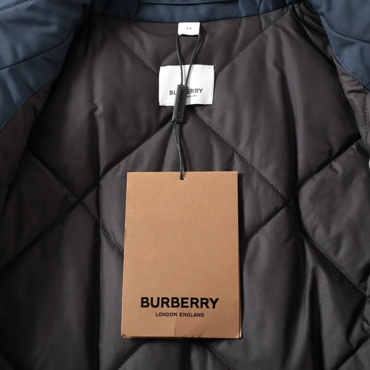 【BURBERRY】バーバリー ネイビー系 トレンチコート メンズ 44 バーバリー ティッシ期 ポリエステル トレンチコート 44 メンズ