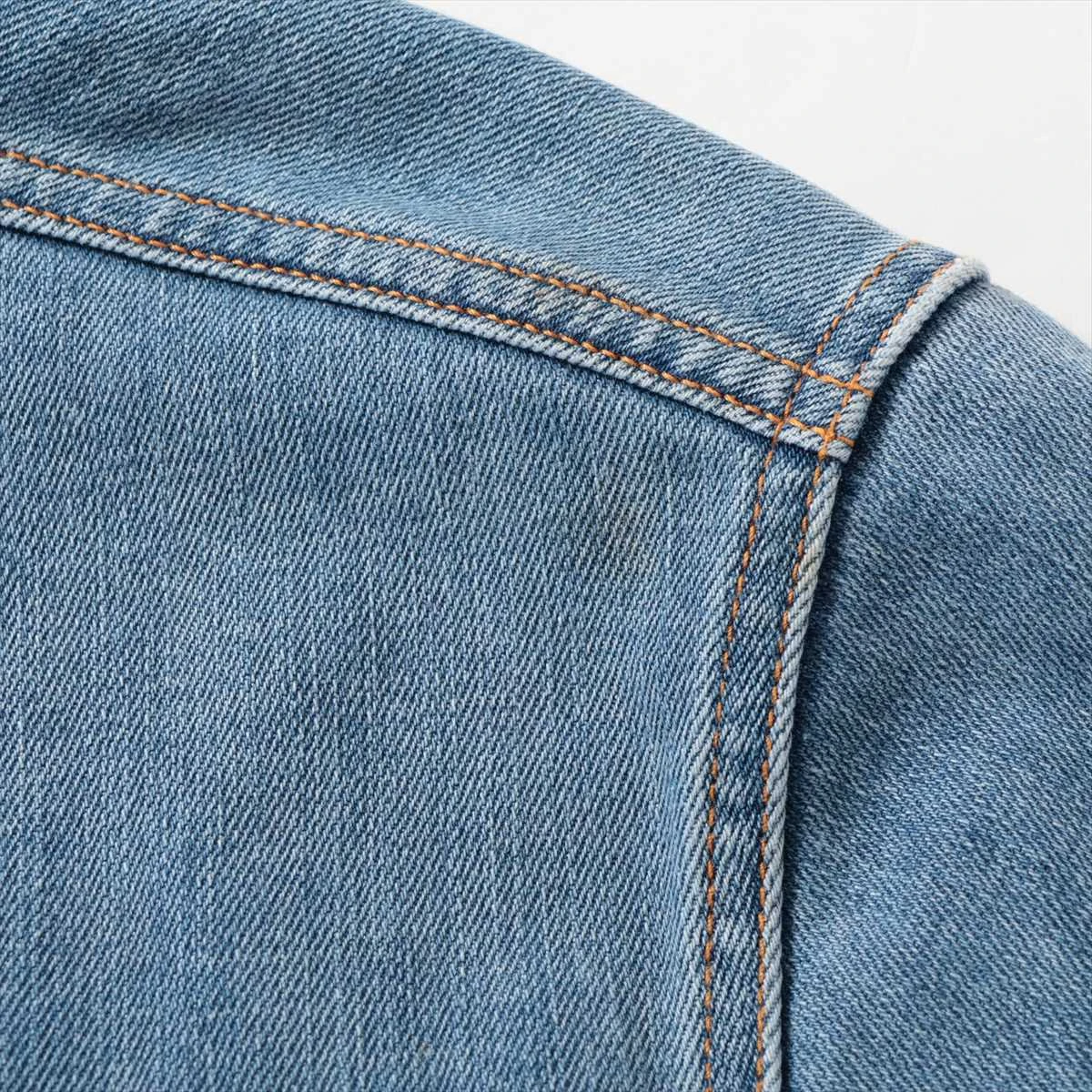 ディオール コットン×ポリエステル デニムシャツ 52 メンズ ブルー