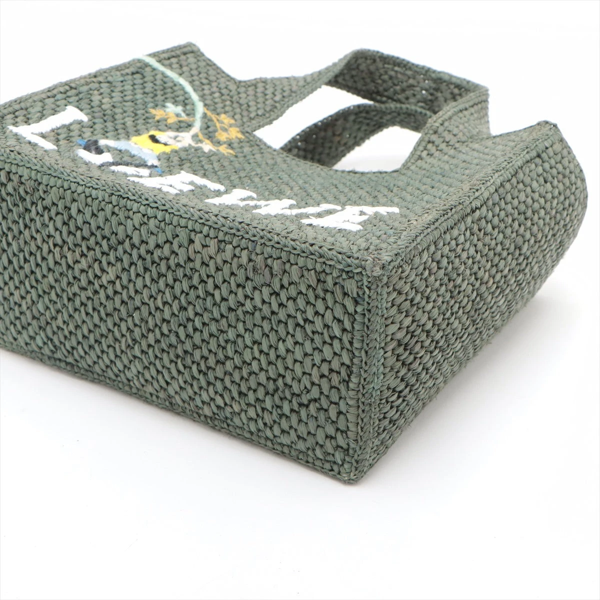 ロエベ フォントトート ラフィア カゴバッグ グリーン スナ・フジタ