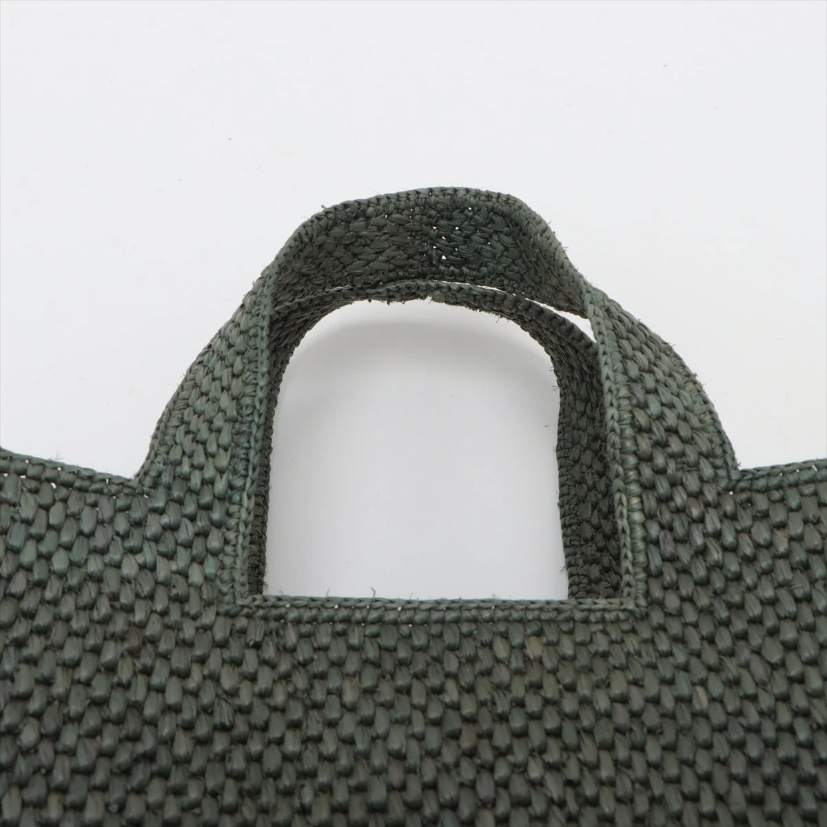 ロエベ フォントトート ラフィア カゴバッグ グリーン スナ・フジタ