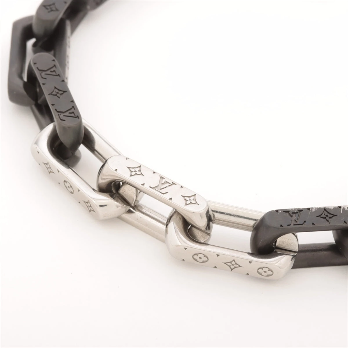 定価9.6万円↑ ルイヴィトン ブレスレット モノグラム チェーン M00687 LOUIS VUITTON ルイヴィトン モノグラム チェーン ブレスレット