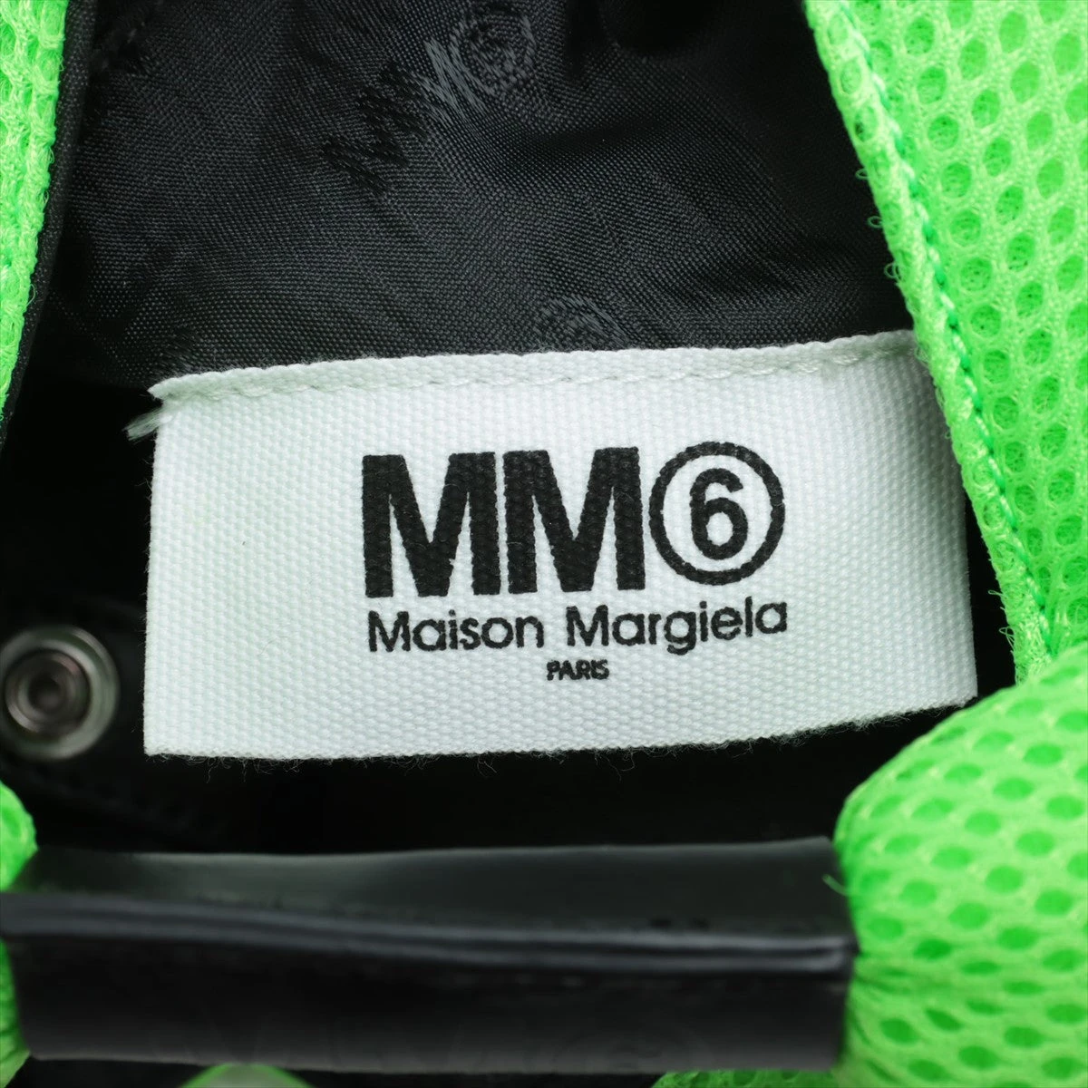 MM6 ジャパニーズ メッシュ 2WAYショルダーバッグ グリーン A2884084 