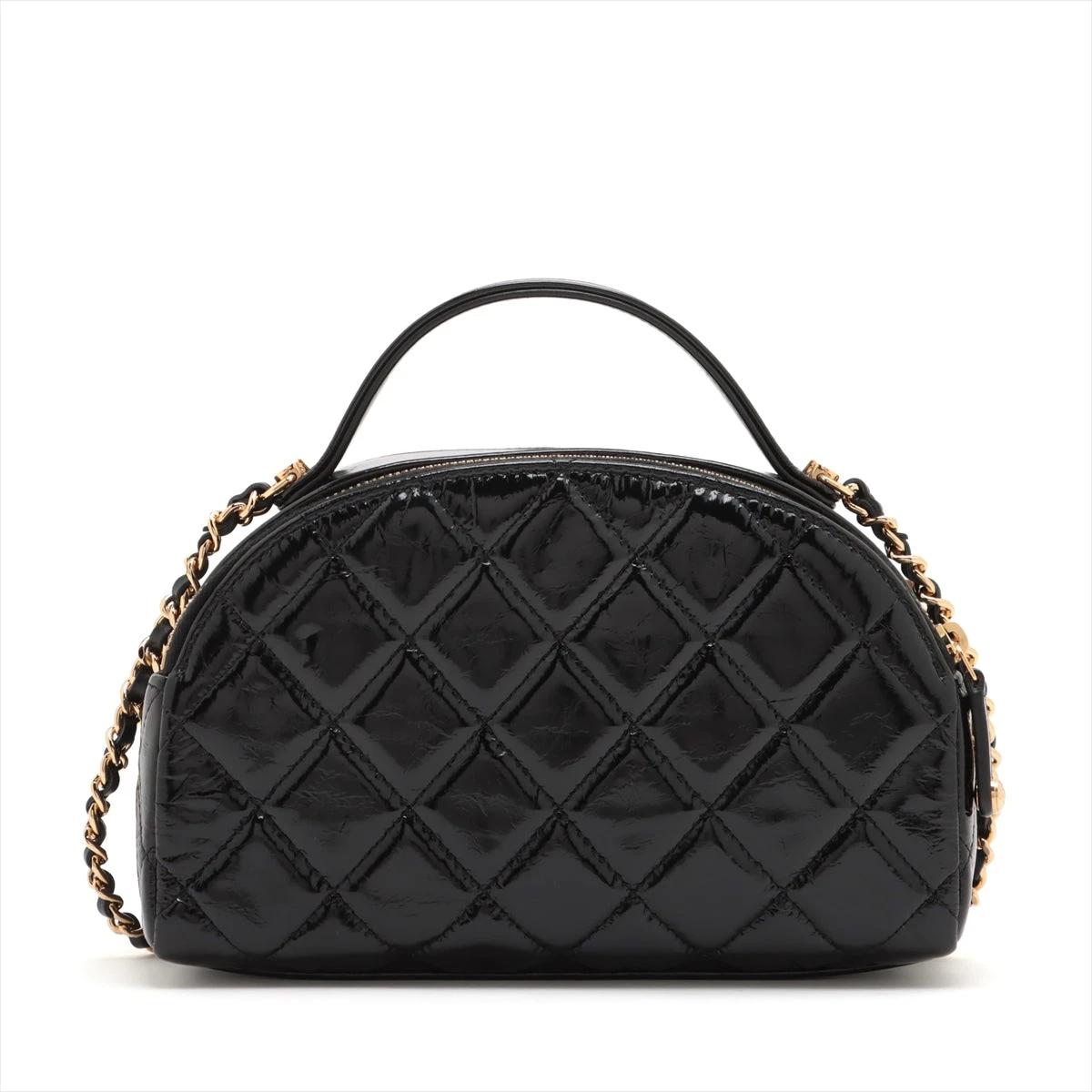 希少 正規品 CHANEL マトラッセ パテントレザーハンドバッグ ゴールド金具 66bdfdf605e29.webp