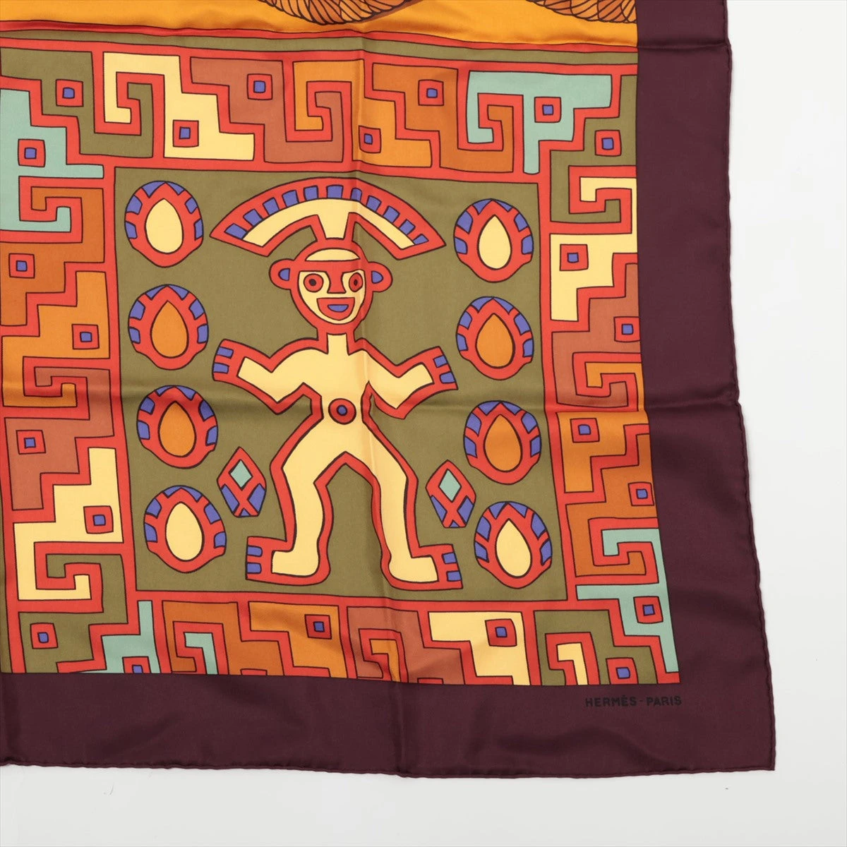 良品】【エルメス】カレ45 プチカレ HUACA PIRU 神聖なるペルー 小物